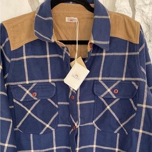 Faherty women’s flannel L (NWT)